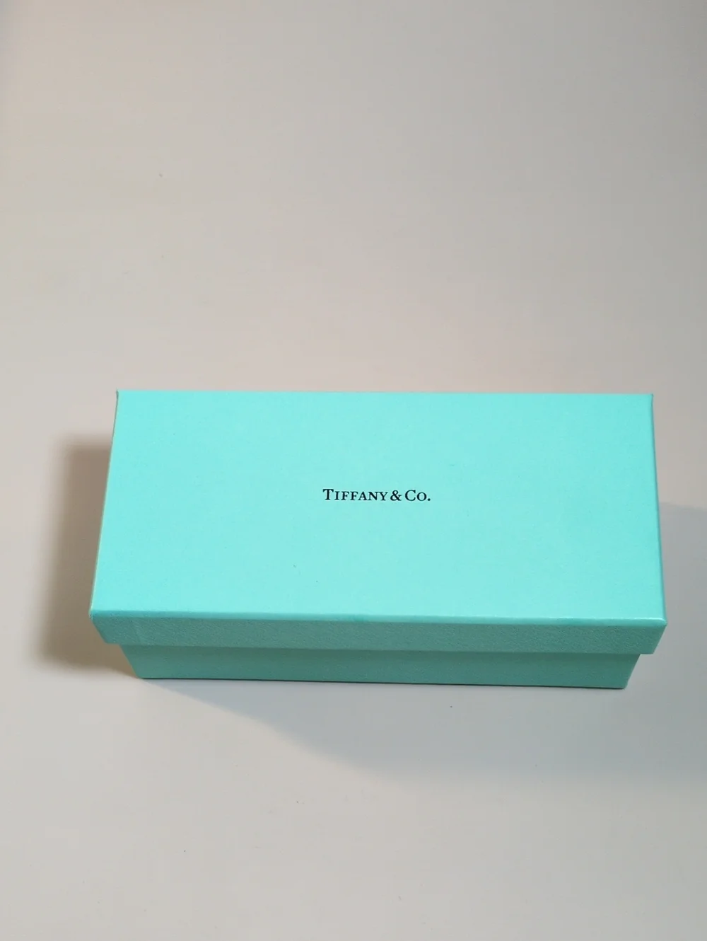 Tiffany & CO. Empty Blue gift box glasses 6.5x3x2.5